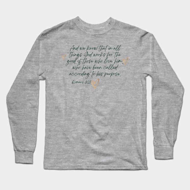 Bible T-Shirt design Long Sleeve T-Shirt by Melchi